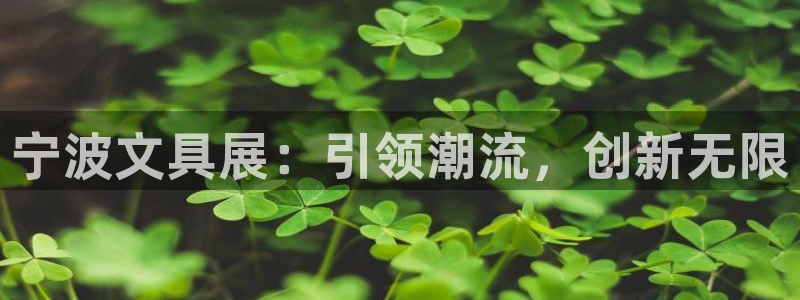 龙八国际app下载：宁波文具展：引领潮流