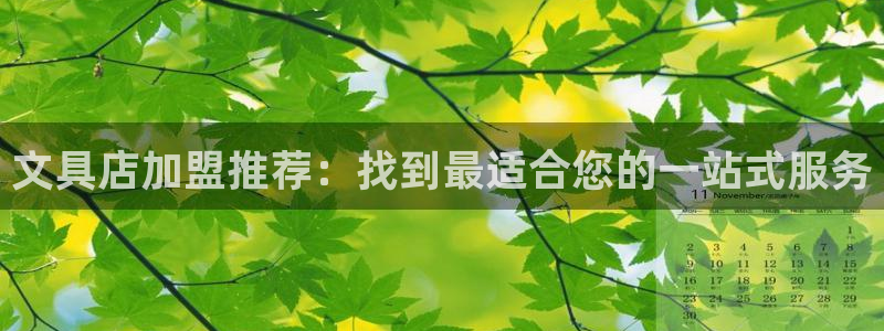 龙八国际正规吗：文具店加盟推荐：找到最适