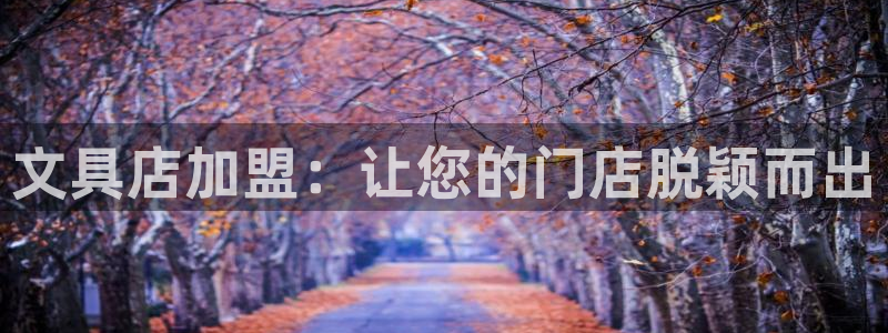 下载龙八国际网站：文具店加盟：让您的门店