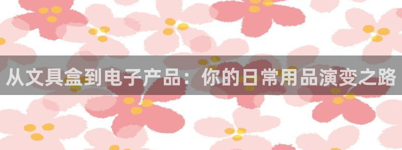 龙八国际下载官网平台：从文具盒到电子产品