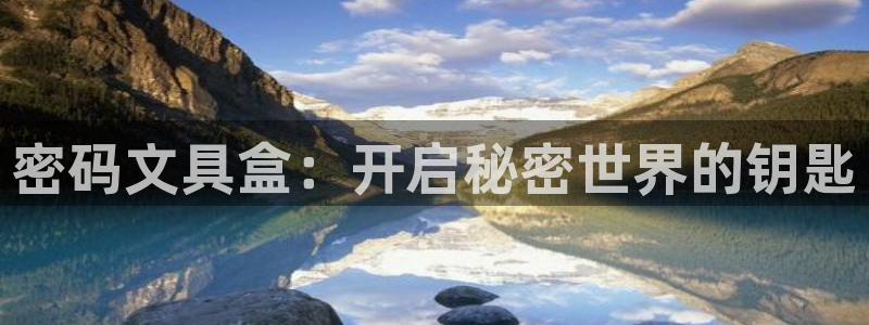 龙八国际头号玩家是谁啊：密码文具盒：开启